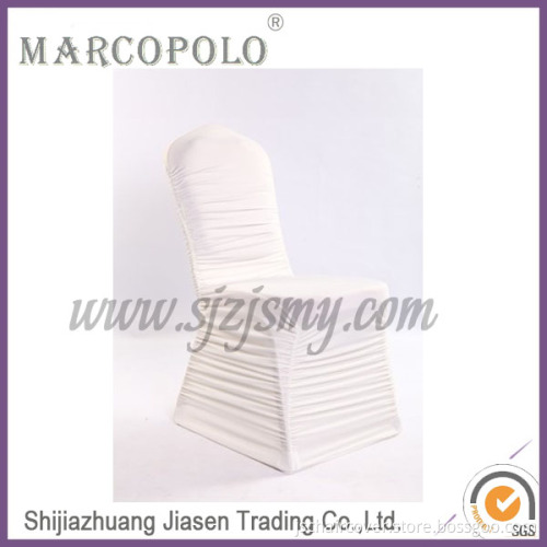 Elastic wedding chair cover/fancy white spandex chair cover used in theater/new design theater chair cover fabric